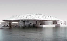 Cibes A5000 tọa lạc trong kiến trúc độc đáo Louvre Abu Dhabi